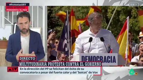 Ángel Munárriz, sobre la división interna del PP: "Las diferencias entre Feijóo y Ayuso son cada vez más indisimulables y se producen a campo abierto" Ángel Munárriz, sobre la división interna del PP: "Las diferencias entre Feijóo y Ayuso son cada vez más indisimulables y se producen a campo abierto"