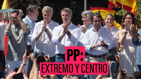 El PP y su técnica "atrapatodo": un lema para la movilización, y un discurso moderado para el escenario El PP y su técnica "atrapatodo": un lema para la movilización, y un discurso moderado para el escenario