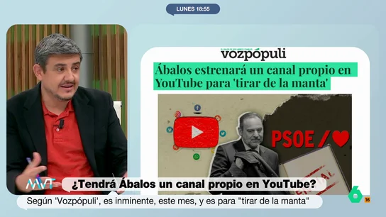 Alfonso Pérez Medina confirma que Ábalos "está estudiando" abrirse un canal de YouTube Alfonso Pérez Medina confirma que Ábalos "está estudiando" abrirse un canal de YouTube