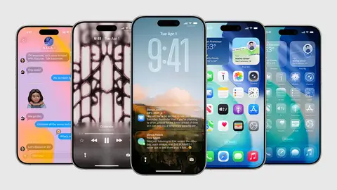 El nuevo iOS 26 con el lenguaje Liquid Glass El nuevo iOS 26 con el lenguaje Liquid Glass