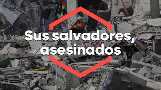 Los salvadores de la niña envuelta por llamas, asesinados por Israel Los salvadores de la niña envuelta por llamas, asesinados por Israel