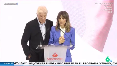 El saludo de Richard Gere y Alejandra Silva a la reina Letizia que desata las risas de los presentes El saludo de Richard Gere y Alejandra Silva a la reina Letizia que desata las risas de los presentes