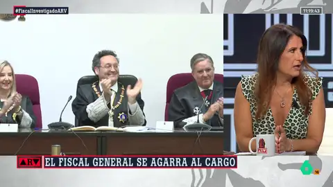 Imma Lucas defiende que el fiscal general no puede dimitir: "Hacerlo llevaría implícito un reconocimiento de que algo hay" Imma Lucas defiende que el fiscal general no puede dimitir: "Hacerlo llevaría implícito un reconocimiento de que algo hay"
