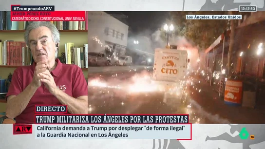 Pérez Royo señala que Trump está "probando hasta dónde puede llegar": "Es una escalada hacia el autoritarismo" Pérez Royo señala que Trump está "probando hasta dónde puede llegar": "Es una escalada hacia el autoritarismo"