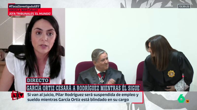 Ángela Martialay ve un cúmulo de indicios contra el fiscal: "Se ha demostrado que no devolvió el terminal de comunicación"