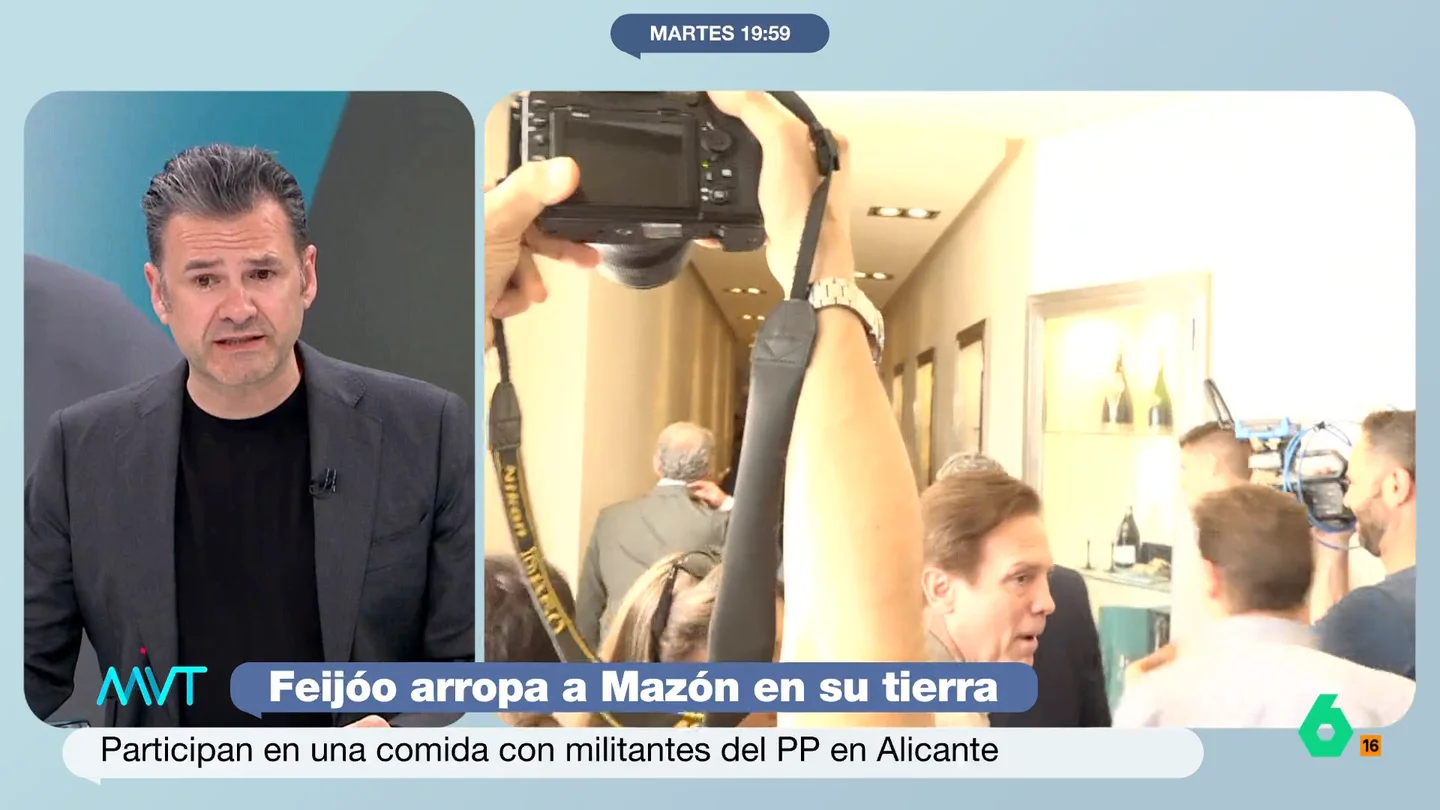 Iñaki López, al ver a Feijóo con Mazón: “Acaba de unir su futuro al de uno de los presidentes más discutidos de la democracia” El líder popular ha acudido a un acto de su partido en Alicante donde se ha reunido con Carlos Mazón. Feijóo ha dado su respaldo al presidente de la generalitat.