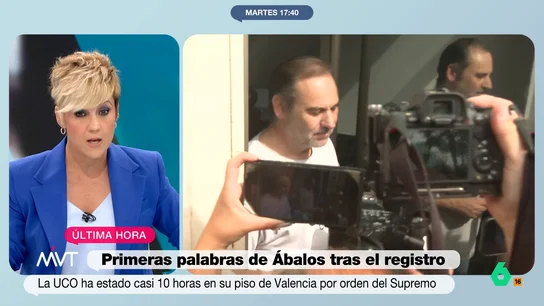 Cristina Pardo, al ver a Ábalos ante los medios en camiseta: "No ha tenido buen día como para que le juzguemos por el estilismo" Cristina Pardo, Iñaki López y Marina Valdés comentan en este vídeo la curiosa imagen de José Luis Ábalos hablando ante los medios de comunicación en camiseta tras el registro de su casa por parte de la UCO.