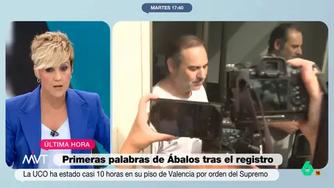 Cristina Pardo, al ver a Ábalos ante los medios en camiseta: "No ha tenido buen día como para que le juzguemos por el estilismo" Cristina Pardo, Iñaki López y Marina Valdés comentan en este vídeo la curiosa imagen de José Luis Ábalos hablando ante los medios de comunicación en camiseta tras el registro de su casa por parte de la UCO.