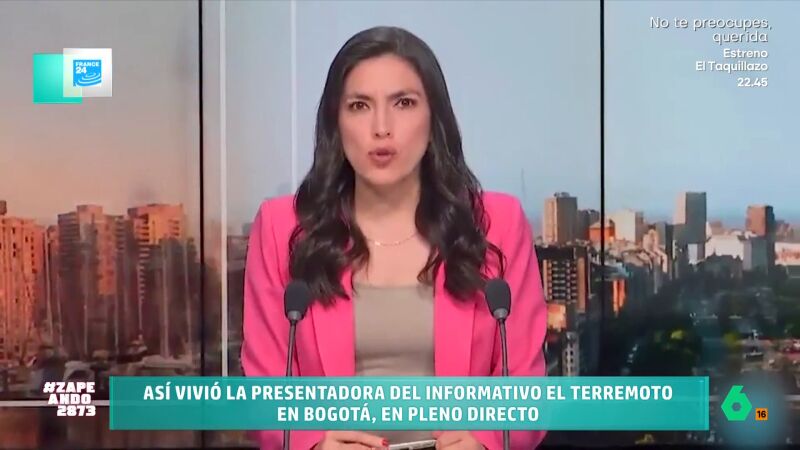 Así vivió en directo la periodista de 'France 24' el terremoto de magnitud 6,5 que sacudió Bogotá