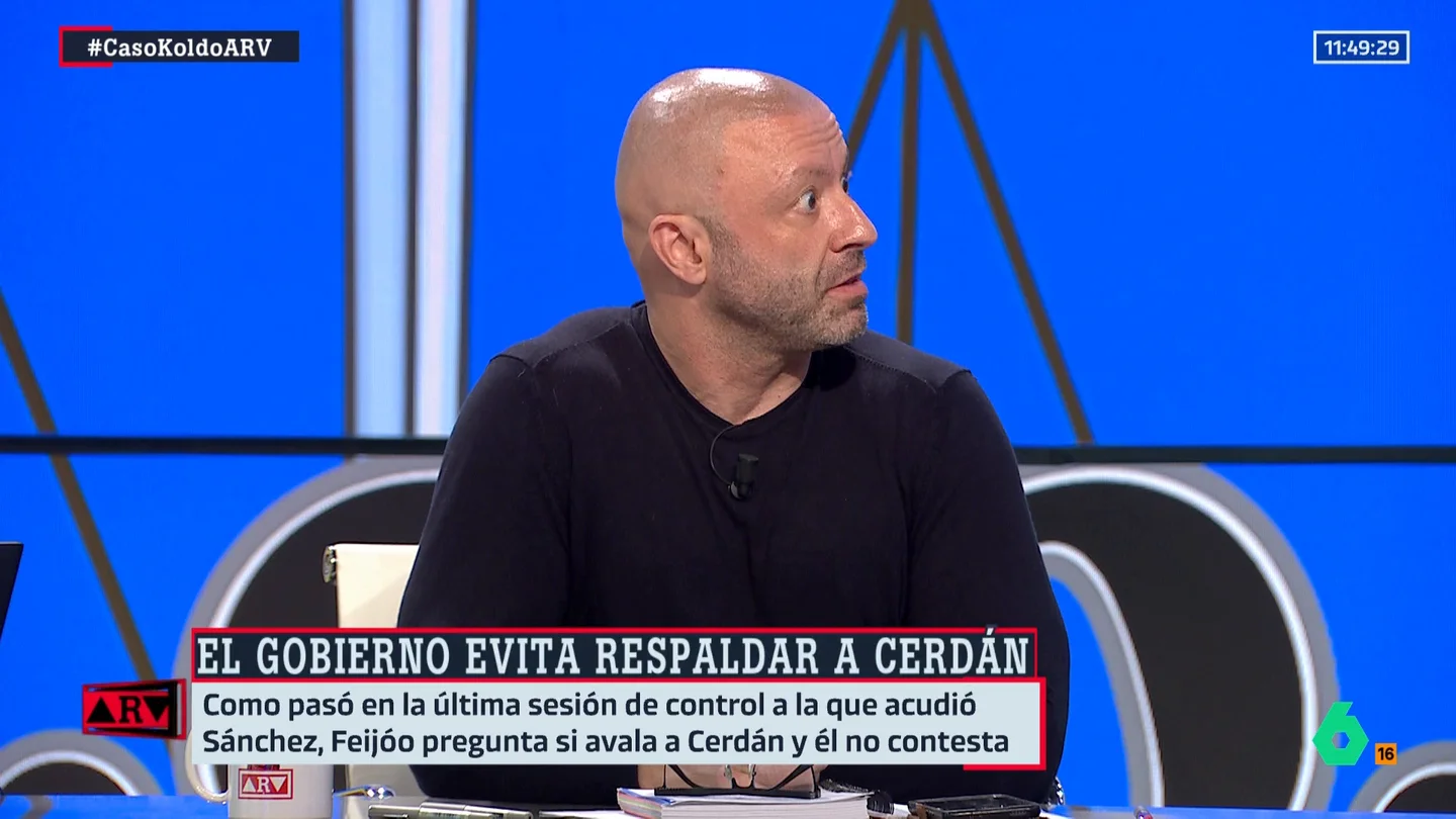 Rafa López, ante el silencio de Sánchez sobre Cerdán: "Después de la experiencia Ábalos, no te mojas" Rafa López, ante el silencio de Sánchez sobre Cerdán: "Después de la experiencia Ábalos, no te mojas"