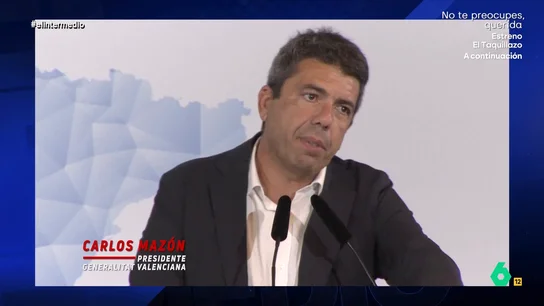 Wyoming responde a Feijóo tras decir que Mazón ha hecho un "buen trabajo": "Este es el nivel de exigencia" Wyoming responde a Feijóo tras decir que Mazón ha hecho un "buen trabajo": "Este es el nivel de exigencia"
