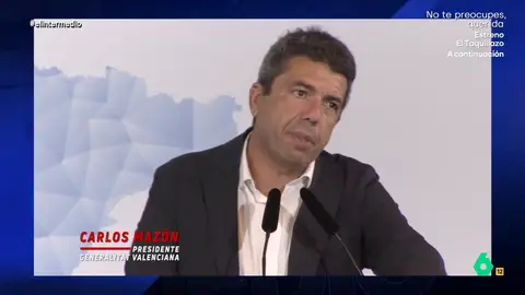 Wyoming responde a Feijóo tras decir que Mazón ha hecho un "buen trabajo": "Este es el nivel de exigencia" Wyoming responde a Feijóo tras decir que Mazón ha hecho un "buen trabajo": "Este es el nivel de exigencia"