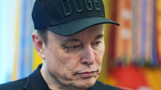 Elon Musk durante una rueda de prensa con Donald Trump en el Despacho Oval el pasado 30 de mayo Elon Musk durante una rueda de prensa con Donald Trump en el Despacho Oval el pasado 30 de mayo