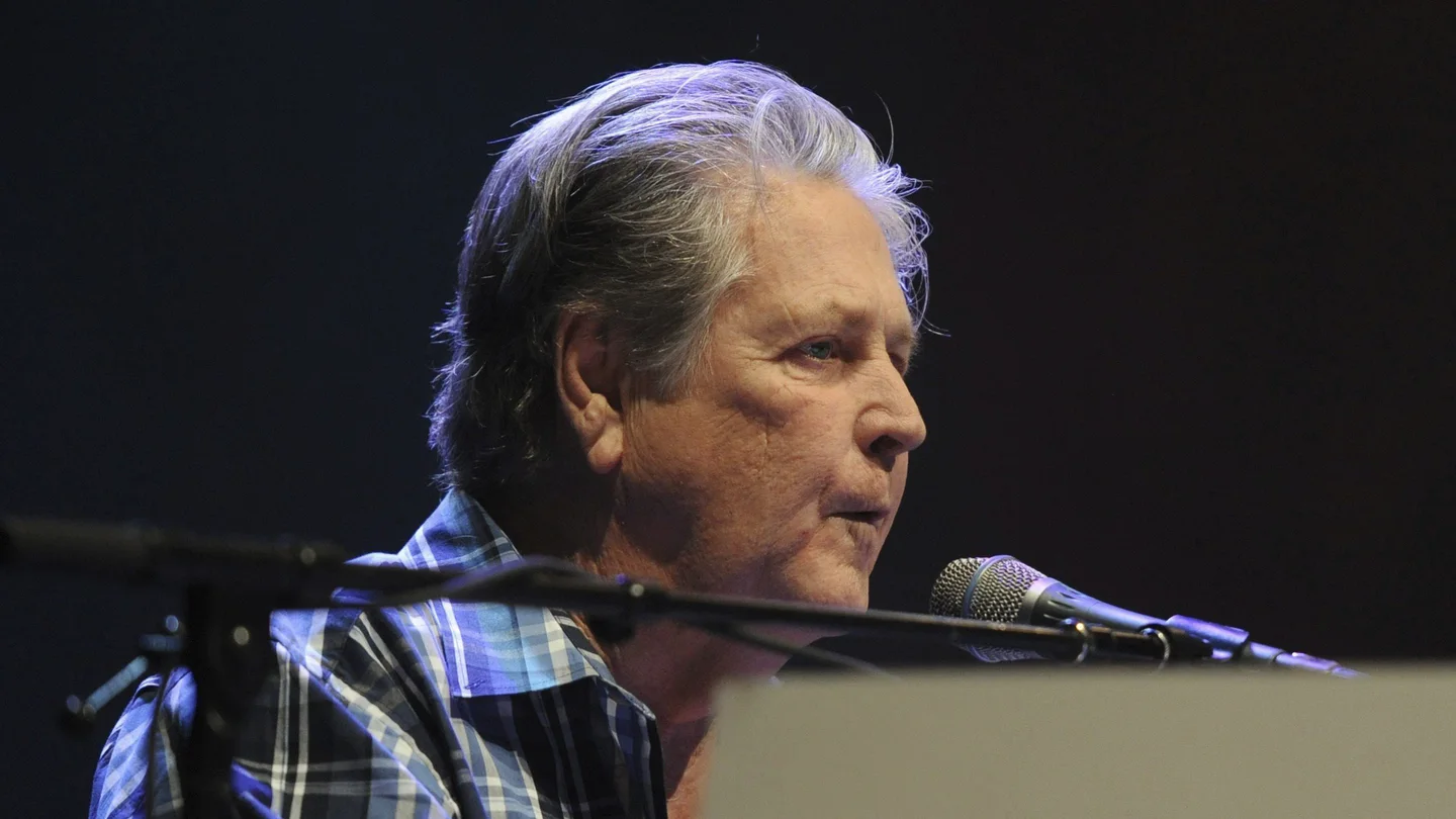 Fotografía de archivo del músico Brian Wilson, de The Beach Boys Fotografía de archivo del músico Brian Wilson, de The Beach Boys