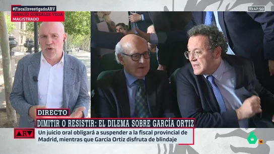 El magistrado Ignacio González Vega analiza el caso del fiscal general: "No debería dimitir" El magistrado Ignacio González Vega analiza el caso del fiscal general: "No debería dimitir"