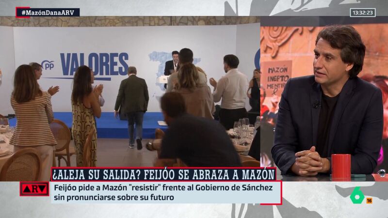 Lluís Orriols señala los dos motivos por los que Mazón sigue siendo presidente: "O Feijóo no quiere relevarle o no puede"
