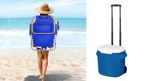 Silla y nevera de Amazon Silla y nevera de Amazon