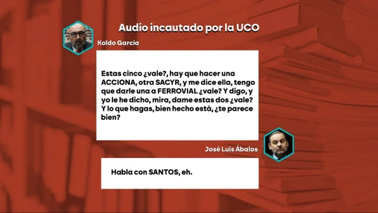 El audio entre Koldo y Ábalos que apunta al papel clave de Cerdán en licitaciones de obra pública El audio entre Koldo y Ábalos que apunta al papel clave de Cerdán en licitaciones de obra pública