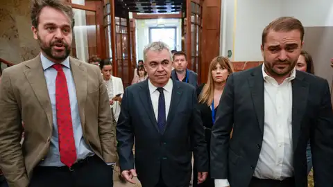 Santos Cerdán a su llegada al Congreso Santos Cerdán a su llegada al Congreso