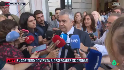 Cerdán sale del Congreso Cerdán sale del Congreso