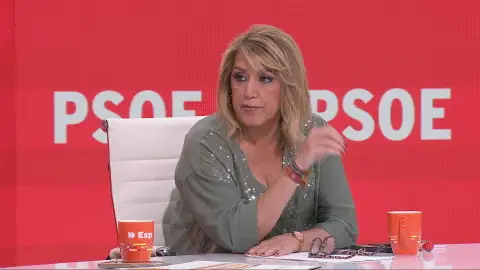 Susana Díaz, en Espejo Público. Susana Díaz, en Espejo Público.