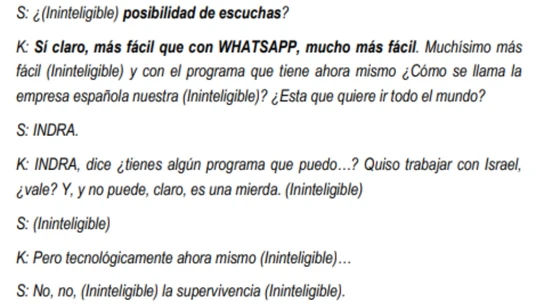 Conversación de Koldo García y Santos Cerdán Conversación de Koldo García y Santos Cerdán