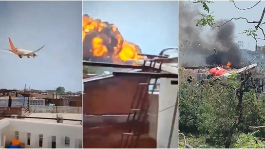 Un avión de Air India con destino Londres se estrella en Ahmedabad con al menos 242 personas a bordo Un avión de Air India con destino Londres se estrella en Ahmedabad con al menos 242 personas a bordo