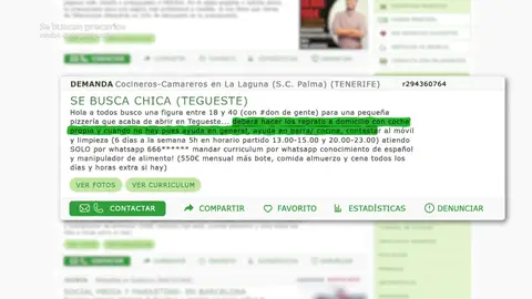 20 euros al día por 11 horas de trabajo: las indignantes ofertas de trabajo a las que los españoles en paro se enfrentan a diario 20 euros al día por 11 horas de trabajo: las indignantes ofertas de trabajo a las que los españoles en paro se enfrentan a diario
