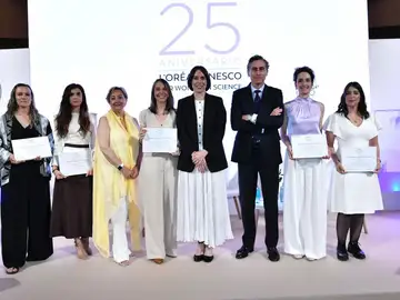 Foto de las ganadoras de la última edición de los premios L'Oréal-Unesco Foto de las ganadoras de la última edición de los premios L'Oréal-Unesco