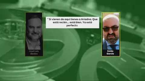 La conversación entre Ábalos y Koldo sobre "su fin de semana secreto" con mujeres: "La Carlota te enrolla que te cagas". La conversación entre Ábalos y Koldo sobre "su fin de semana secreto" con mujeres: "La Carlota te enrolla que te cagas".