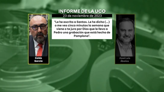 Mensaje de Koldo a Ábalos Mensaje de Koldo a Ábalos