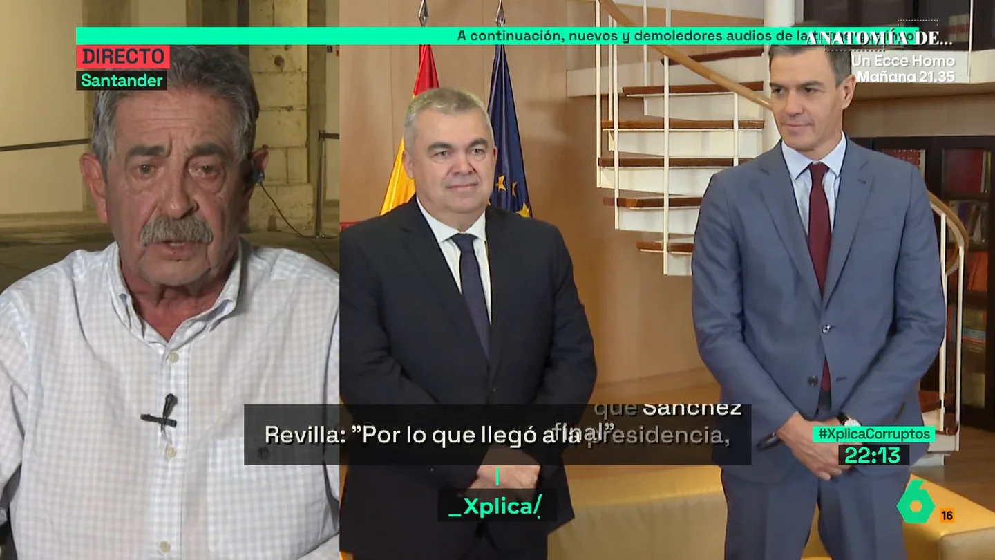 Revilla asegura ver "verdaderamente afectado" a Pedro Sánchez Revilla asegura ver "verdaderamente afectado" a Pedro Sánchez