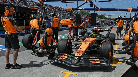 Lando Norris durante el GP de Canadá Lando Norris durante el GP de Canadá