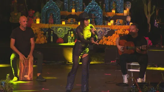 India Martínez durante una actuación India Martínez durante una actuación
