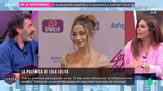 Nuria Roca defiende a Lola Lolita tras su polémica: "Estoy convencida de que la intención no era esa" Nuria Roca defiende a Lola Lolita tras su polémica: "Estoy convencida de que la intención no era esa"