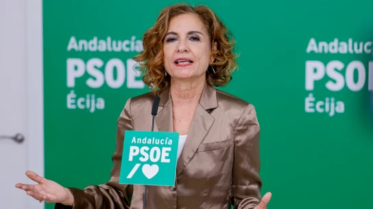 La vicesecretaria general del PSOE y secretaria general del PSOE de Andalucía, María Jesús Montero La vicesecretaria general del PSOE y secretaria general del PSOE de Andalucía, María Jesús Montero