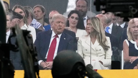 El presidente de EEUU, Donald Trump, junto a la primera dama, Melania Trump El presidente de EEUU, Donald Trump, junto a la primera dama, Melania Trump