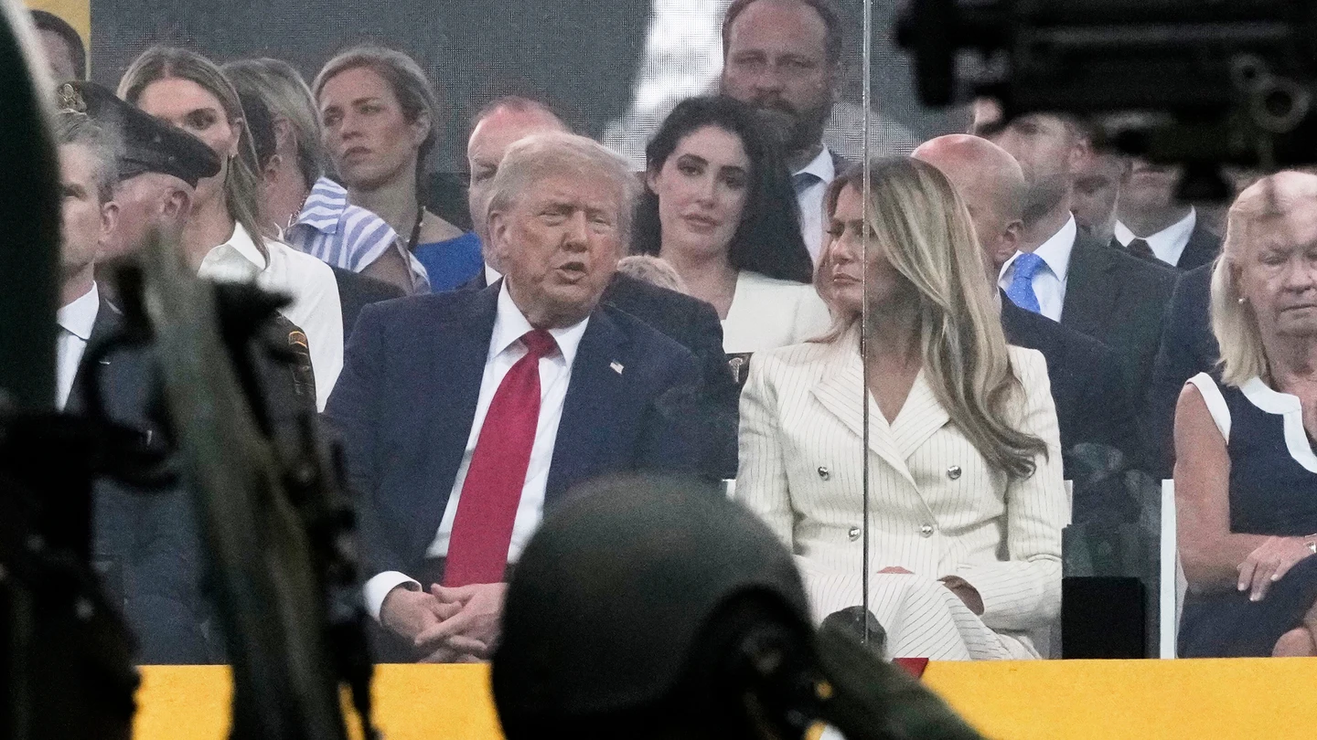 El presidente de EEUU, Donald Trump, junto a la primera dama, Melania Trump El presidente de EEUU, Donald Trump, junto a la primera dama, Melania Trump