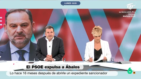 Iñaki López, ante la hemeroteca de Ábalos: "Da un poco de vergüencita" Iñaki López, ante la hemeroteca de Ábalos: "Da un poco de vergüencita"