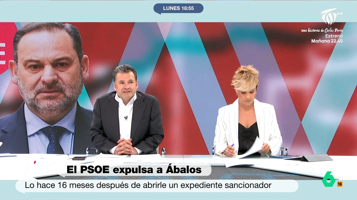 Iñaki López, ante la hemeroteca de Ábalos: "Da un poco de vergüencita" Iñaki López, ante la hemeroteca de Ábalos: "Da un poco de vergüencita"