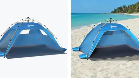Tienda de Playa Outsunny de Decathlon Tienda de Playa Outsunny de Decathlon