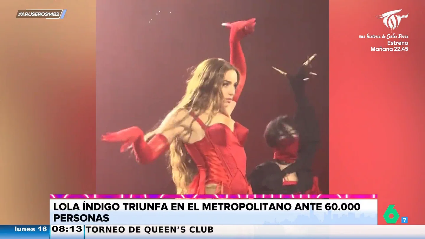 Lola Índigo cumple su sueño: tocar ante 60-000 personas en el Metropolitano Lola Índigo cumple su sueño: tocar ante 60-000 personas en el Metropolitano