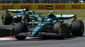 Fernando Alonso y Lance Stroll
