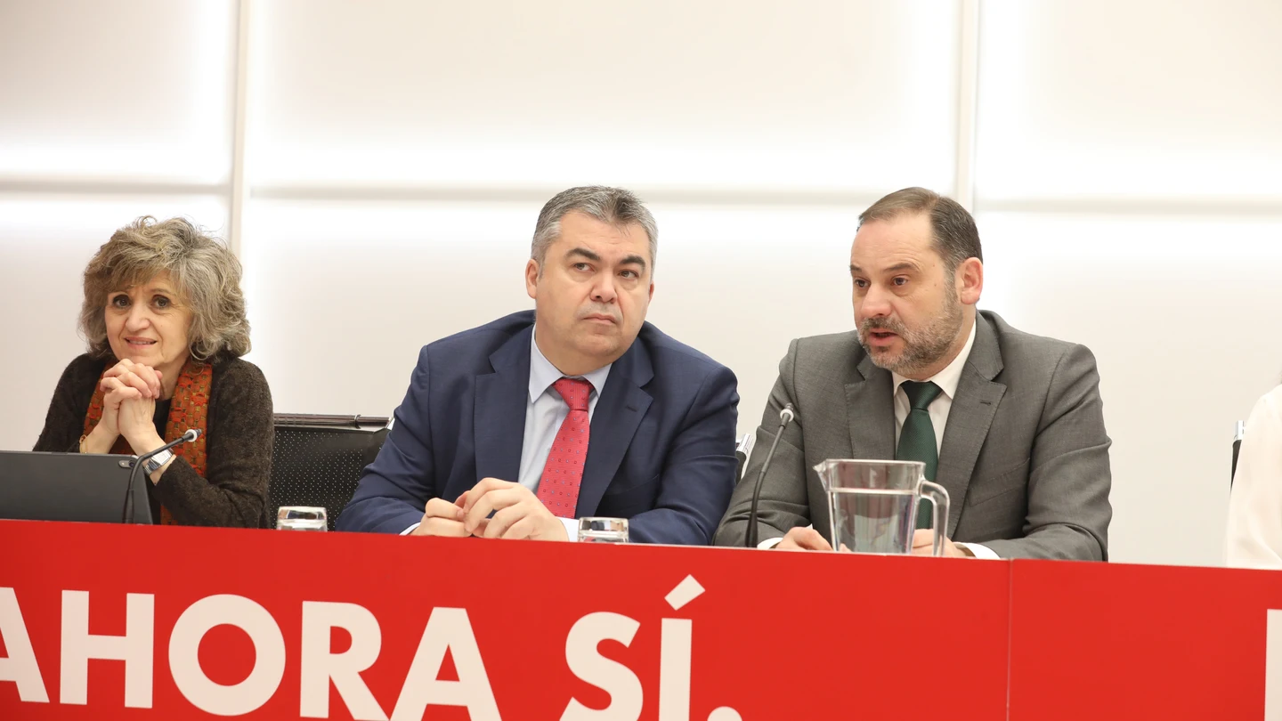 Santos Cerdán y José Luis Ábalos en una imagen de 2020 Santos Cerdán y José Luis Ábalos en una imagen de 2020