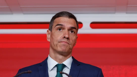 El presidente del Gobierno, Pedro Sánchez en rueda de prensa tras las reunión de la Ejecutiva Federal del PSOE El presidente del Gobierno, Pedro Sánchez en rueda de prensa tras las reunión de la Ejecutiva Federal del PSOE