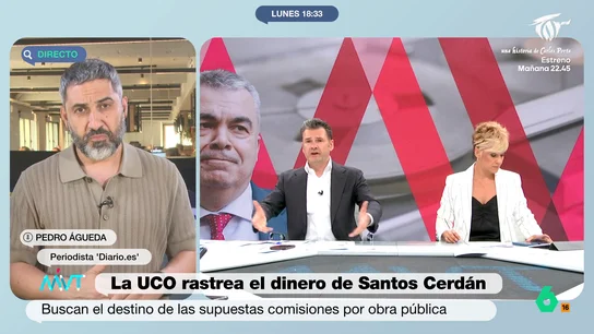 Pedro Águeda, sobre una posible financiación ilegal del PSOE: "Se puede especular, pero no hay indicios consistentes" El periodista indica que la Guardia Civil va a recopilar información para sostener una nueva línea de investigación para descubrir dónde está el dinero que Santos Cerdán obtuvo por gestionar las mordidas de la trama del caso Koldo.