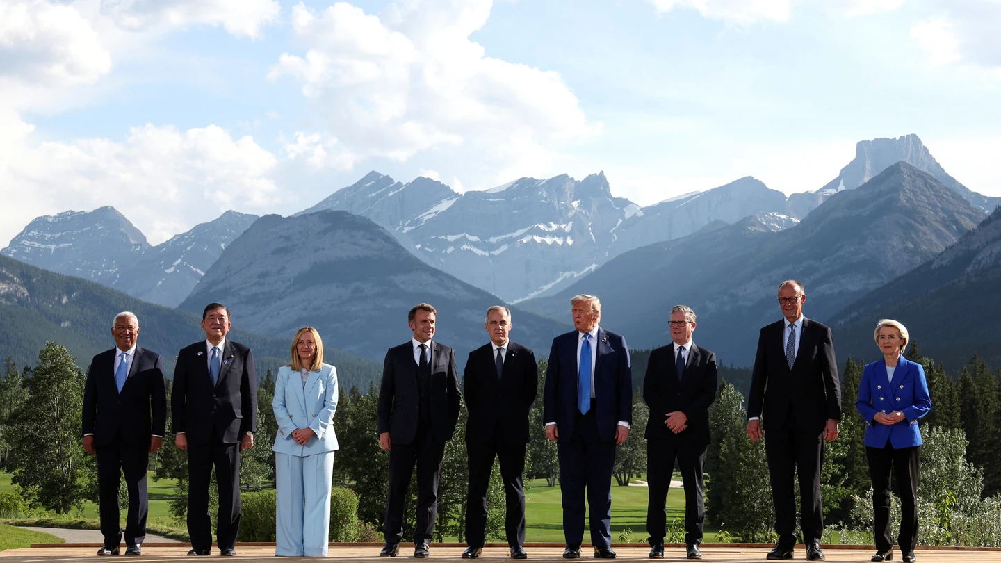 La foto de familia de la cumbre del G7 La foto de familia de la cumbre del G7