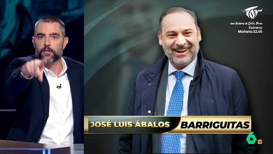 'Barriguitas', 'El Pequeño' o 'El Pitbull': Dani Mateo reacciona a los apodos de Koldo para Ábalos, Cerdán y Aldama Dani Mateo analiza en este vídeo los motes que puso Koldo García a José Luis Ábalos, Santos Cerdán o Víctor de Aldama que demuestran su teoría de que son superhéroes con 'señal' en el cielo: "Un fajo de billetes y un tanga".