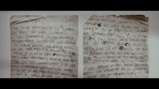 La nota manuscrita "del chico que vivió con 'el Sansa'" que le señala como el primer sospechoso de su asesinato: "Señores de la Benemérita..." La nota manuscrita "del chico que vivió con 'el Sansa'" que le señala como el primer sospechoso de su asesinato: "Señores de la Benemérita..."