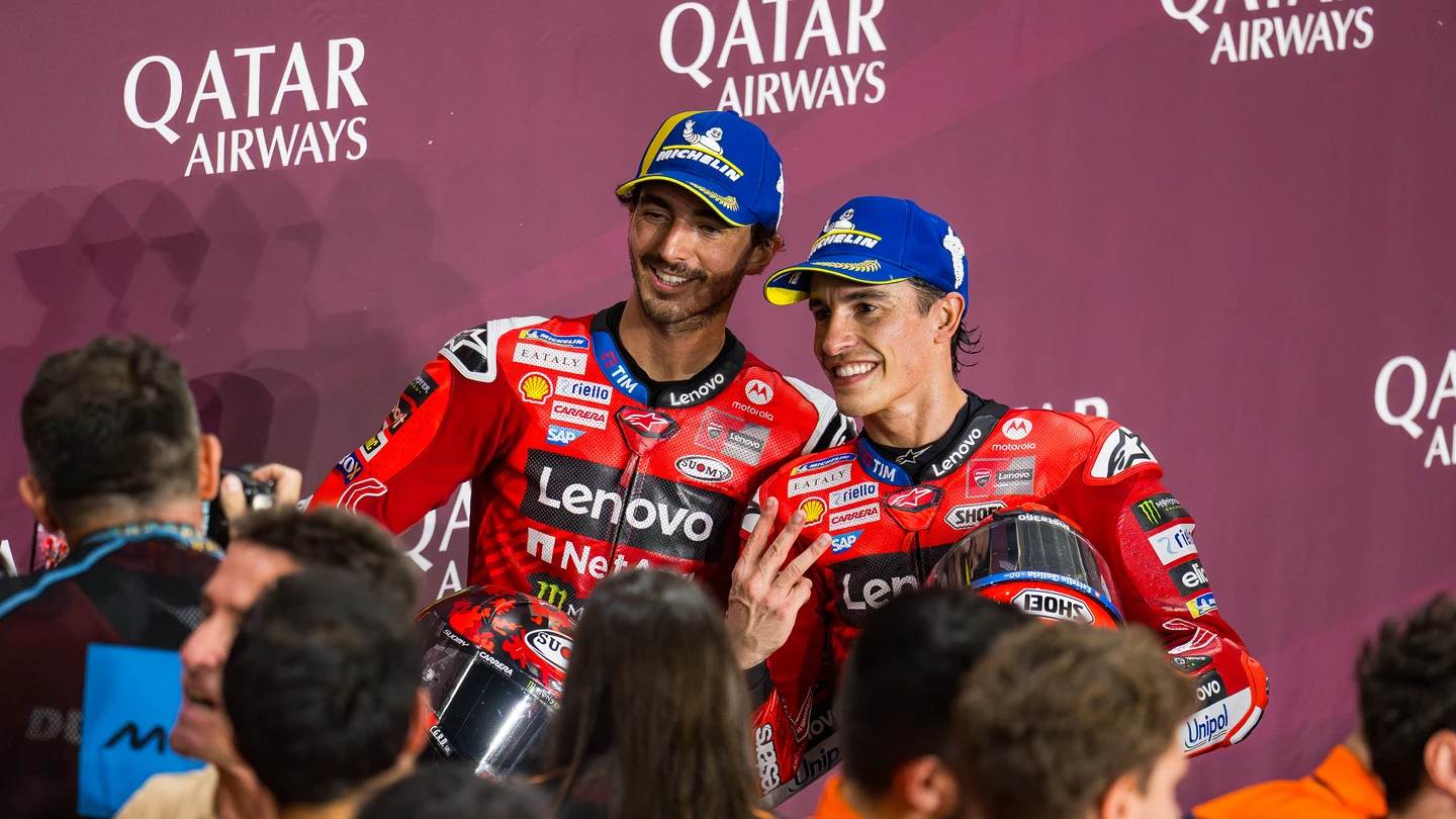 Pecco Bagnaia y Marc Márquez Pecco Bagnaia y Marc Márquez